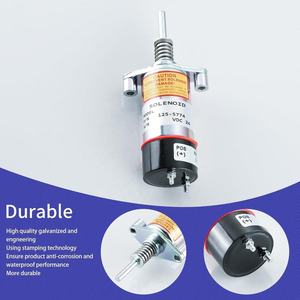 โซลินอยด์วาล์วปิดเครื่องรถขุด Jision 125-5774 24V สำหรับรุ่น 3406B 3304 3306 E330B พร้อมการรับประกัน 3 เดือน - Product Image 3