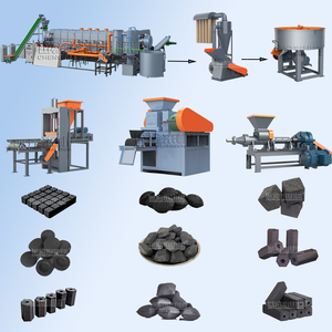 Ensemble complet de machines de fabrication de charbon de bois et de briquettes, incluant un four de carbonisation, capacité de 1 à 10 tonnes, moteur AC - Product Image 1