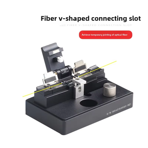 Đường kính lõi lớn NS-398 quang v-groove kiểm tra aligner 60um-400um Trần Kết nối <span class=keywords><strong>Coupler</strong></span> cho ngoài trời FTTH 3G IP GSM mạng - Product Image 2