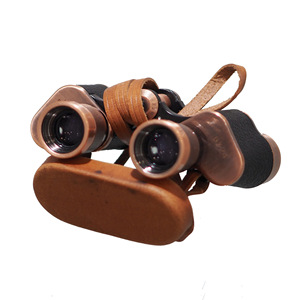 Antique Bronze Binoculars 6x24 Portable Magnifier High Definition Low Light Visible Rangefinder Waterproof Observation Device - Product Image 2