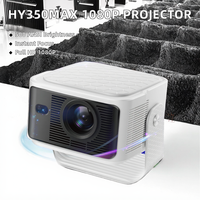 Projecteur Home Cinéma HY350Max Android 14 1080P 500 ANSI Mise au point automatique Wifi 6 BT5.4 Allwinner H726 Lampe LED