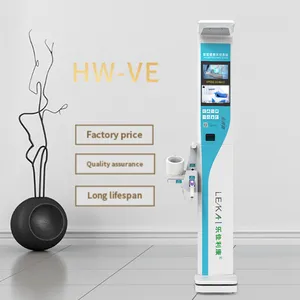 HW-VE ultra-sônico corpo altura peso gordura escala máquina para saúde check-up