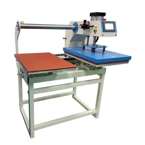 Pneumatische 38X38 40X60 60X80 70X90Cm Dubbel Station Groot Formaat Hittepersmachines Voor T-Shirt Dual Heat Press Machine