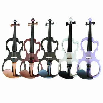 שחור לבן אלקטרוני כינורות מחירים מקצועי 4/4 כינור wholesales