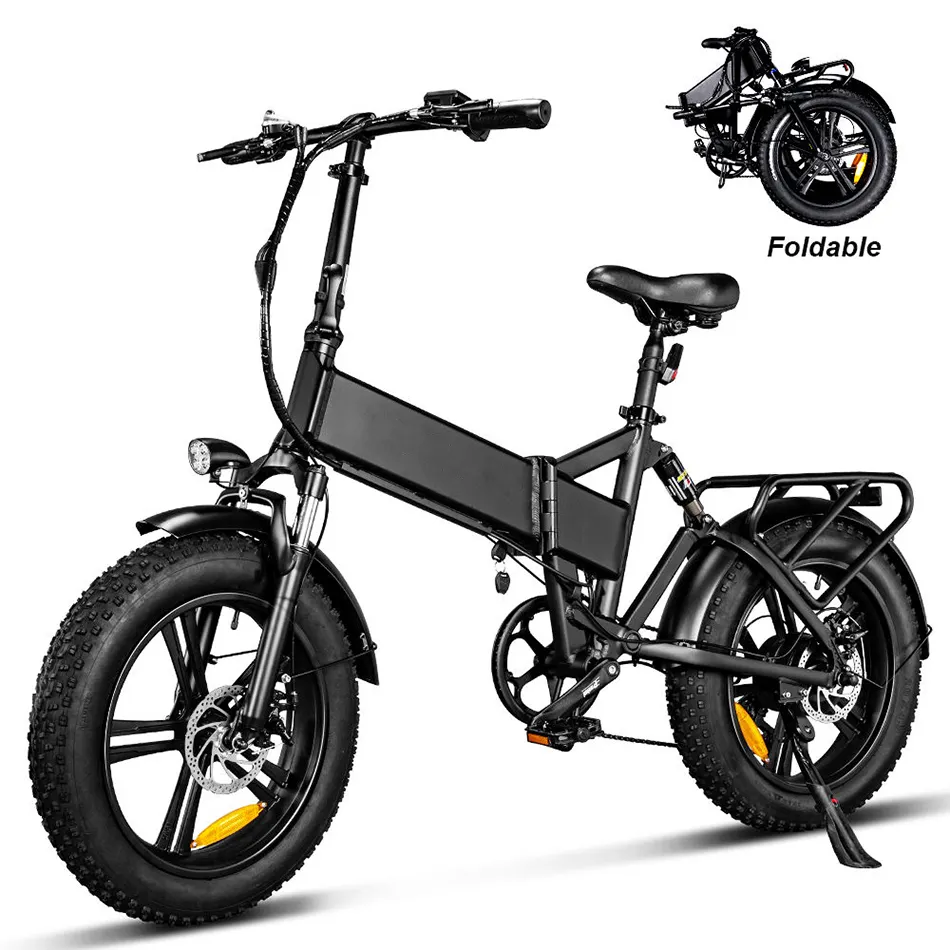 Aji National Quality Foldable High Quality Bikes Low Price Fast Speed Adult Fat 48V Made In China Electric Bicycle