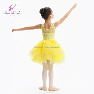 <span class=keywords><strong>Tutù</strong></span> da Balletto C26070 <span class=keywords><strong>Giallo</strong></span> con Corpetto in Rete e Paillettes, Costume da Danza di Gruppo per Bambini, <span class=keywords><strong>Tutù</strong></span> per Spettacoli - Product Image 5