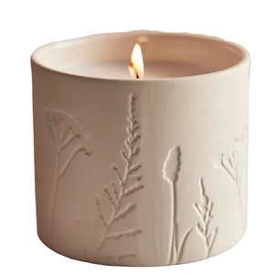 Décoration intérieure Design fantaisie <span class=keywords><strong>Prix</strong></span> d'usine rituel et boîtes Emballage de luxe Pot à <span class=keywords><strong>bougie</strong></span> en céramique - Product Image 1