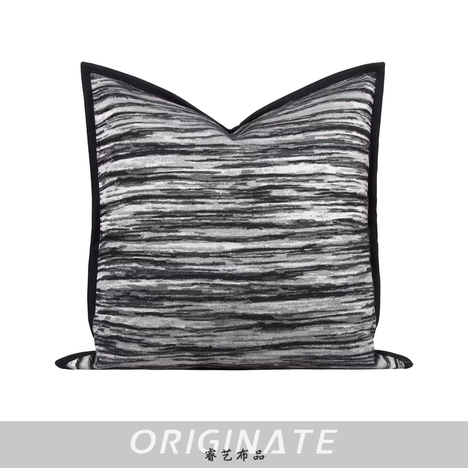 Noir (2)(Insert d'oreiller non inclus)