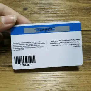 High Quality GIft card Full color printing Plastic Scratch-off PVC Card