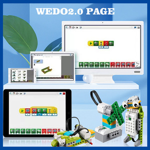 ชุดอุปกรณ์การเรียนรู้การเขียนโปรแกรมพลาสติก <span class=keywords><strong>WeDo</strong></span> <span class=keywords><strong>2.0</strong></span> สำหรับเด็กอายุ 14 ปีขึ้นไป พร้อมฮับควบคุมหุ่นยนต์และมอเตอร์ที่ใช้งานร่วมกันได้ - Product Image 5
