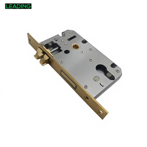 Corps de serrure à mortaise en acier inoxydable silencieux <span class=keywords><strong>anti</strong></span>-effraction 5850 avec loquet en cuivre pour porte intérieure, personnalisé en usine, vente en gros - Product Image 1