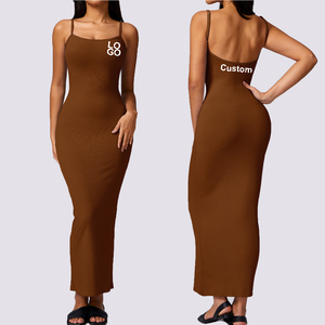 Abiti personalizzati di alta qualità da donna nuovo Design traspirante abito lungo ad asciugatura rapida per abiti da festa da donna Casual vita quotidiana - Product Image 2