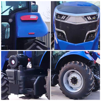 Tractor Agrícola Dinámico de 100HP 4x4 con Cabina con Aire Acondicionado, Sistema Hidráulico Robusto, Alta Capacidad de Elevación y Tareas de Campo Modernas