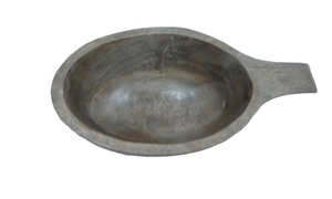 Bol en bois artisanal écologique d'origine indienne grande capacité - Product Image 3