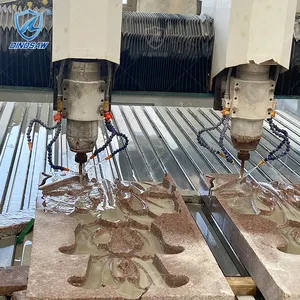 Taş mermer oyma cnc freze makinesi taş oyma mermer granit makinesi için