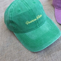Casquette de baseball en coton lavé avec logo brodé personnalisé, style vintage 6 panneaux, casquette de papa à visière incurvée, réglable, unisexe, casquette de sport, vente en gros OEM
