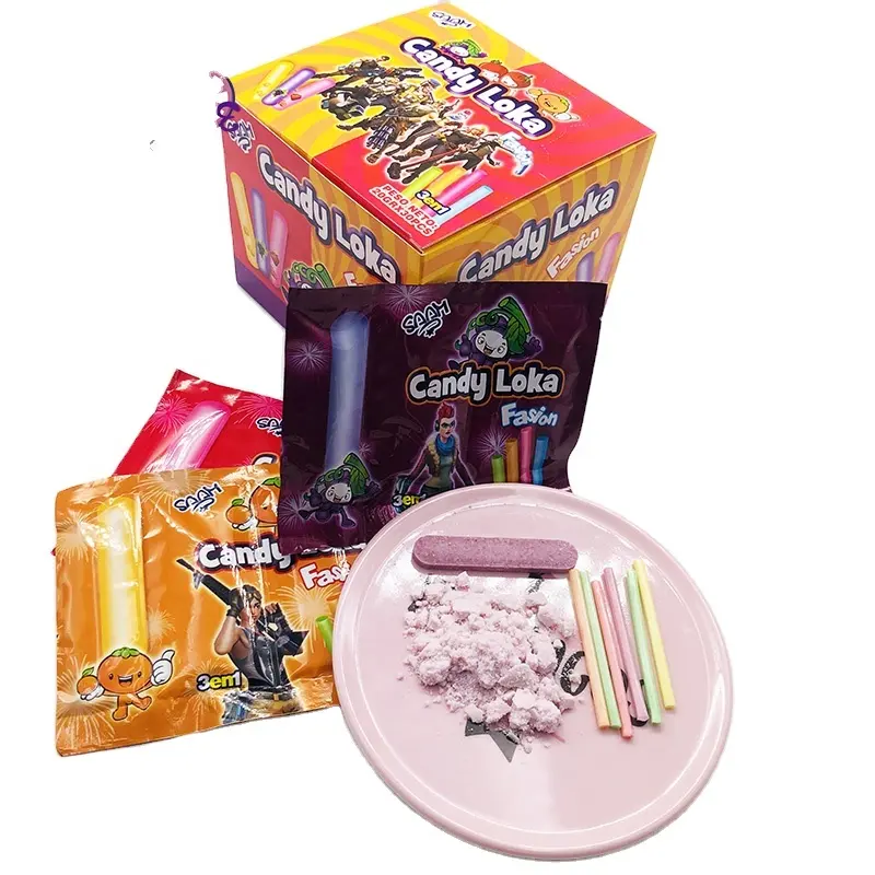 3 in 1 New Fashion Candy Loka Powder CC Stick Press Powder Candy Tik Tok Hot Selling Candy