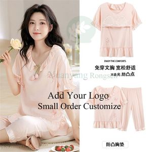 Set di Pigiami in Seta di Lusso per Donne, Ideale per l'Estate - Product Image 5