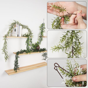 Planta Artificial de 170 cm, <span class=keywords><strong>Guirnalda</strong></span> de Romero Artificial, Decoración de Pared, Arco, Escalera, Vestíbulo de Hotel - Product Image 4