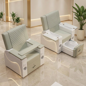 Fauteuil de pédicure pour salon de manucure, fauteuil de massage des ongles, fauteuil inclinable pour extensions de cils, spa pour les pieds, fauteuil de manucure et pédicure - Product Image 1