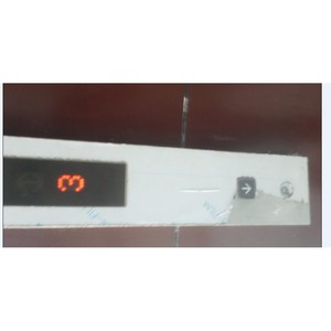 Caja de Llamadas Externa para Elevador Mitsubishi GPS-2, Diseño Minimalista de Acero Inoxidable, para Uso en Vehículos - Product Image 1
