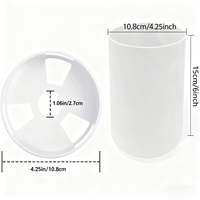 OEM/ODM 6 pouces en plastique Golf trou tasse pour mettre la formation pratique verte