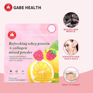 Colágeno en Polvo de Frambuesa y Limón para Mujeres, Deportistas y Amantes del Fitness, para un Cabello, Piel y Uñas Saludables, Fácil de Digerir, Sin Azúcar - Product Image 1