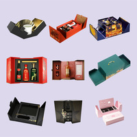 Caja de Regalo Personalizada de Alta Gama para Vino, Cosméticos, Velas, Marcos de Fotos - Cartón Corrugado Reciclable con Forro de Esponja