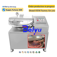 Machine à découper la viande en acier inoxydable Baiyu Factory Supply pour le broyage et la découpe de la viande à usage commercial
