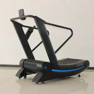 Manufacture Fitness YG-T011 Wholesale Manual Treadmill Machine Training Running Commercial Curved Treadmill Body Excise