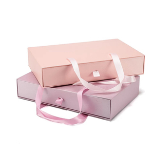 Eco Luxury Pink Sliding Drawer Box Printed Tissue <b>Paper</b> Insert Packaging with Embossing Matt Lamination UV Coating - Product Image 5