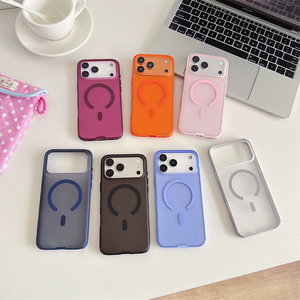 เคสโทรศัพท์แบบแม่เหล็กสัมผัสนุ่มสไตล์มินิมอลสุดหรูสำหรับ iPhone 18 Promax - Product Image 1