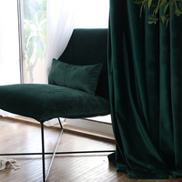 Belanda grosir kain tirai tahan api Jacquard Nonwoven gorden kain Sofa warna polos 280CM