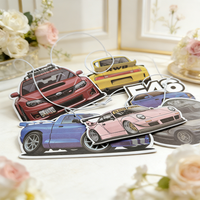 Désodorisants de voiture suspendus en papier, parfum coton moderne, luxe, personnalisés, solides, 88 modèles, parfum d'encens