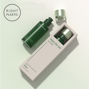 PHG Lotion Flasche Luxus paket 15ml 30ml 50ml Leere runde Hautpflege Ätherische Ölpumpe Kosmetisches Serum Kunststoff PET Flasche - Product Image 2