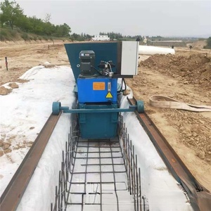 Canal d'eau en béton fossé de drainage fossé canal machines de construction fossé machine de revêtement