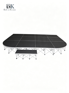 Customized Outdoor Indoor <b>Stage</b> Portable Anti Slip <b>Stage</b> Aluminum Riser <b>Stage</b> <b>Platform</b> Podium for Music Event - Product Image 1