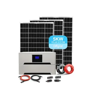 Reclcye All in one Solar System Storage Home Energy 51.2V 5KWh lifePO4 battery with off grid inverter