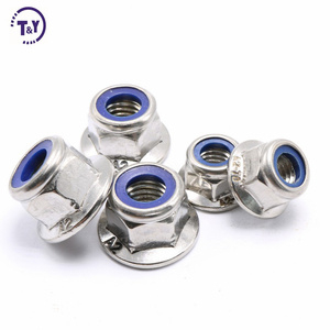 Đai Ốc Lục Giác Khóa Nylon Màu Xanh Dương Tròn Màu Trắng Xanh Dương <span class=keywords><strong>Class</strong></span> 6 <span class=keywords><strong>8</strong></span> 10 DIN 985 DIN 982 Ss304 - Product Image 5