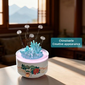 Diffuseur d'arômes 360 ml, 2 modes de pulvérisation, lumière LED à 7 couleurs dégradées, humidificateur à brume froide, machine d'aromathérapie de bureau - Product Image 6