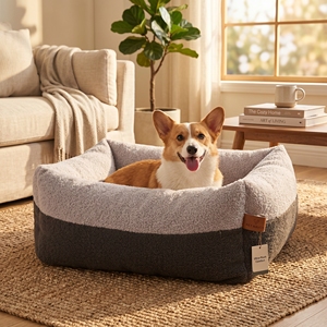 Hesen muestra disponible de lujo reversible portátil acogedor diseño mascota sofá <span class=keywords><strong>cama</strong></span> para perros - Product Image 2