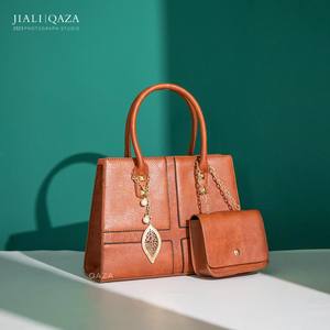 Venta de Fábrica <span class=keywords><strong>Jiali</strong></span> Guangzhou, Bolsos de Mano Colgantes de Buena Calidad, Bolsos de Cuero PU 2 en 1 para Mujer - Product Image 2