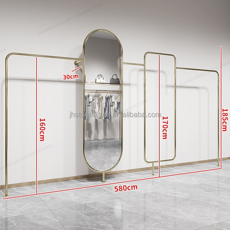 shiny gold L580*W30*H185CM