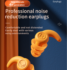 Wasserdichte Silikon-Ohr stöpsel für den Schlaf Schall dichte Musik geräusch reduzierung Gehörschutz Sicherheit Ohr stöpsel - Product Image 2
