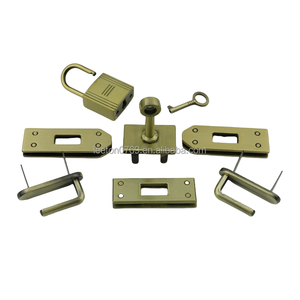 फैक्टरी उच्च गुणवत्ता 7 पीसी एक सेट 4 रंगीन जस्ता मिश्र धातु बैग ताले - Product Image 4