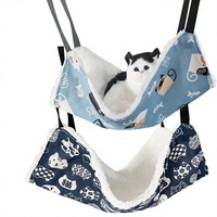 Lit suspendu pour animaux de compagnie au design le plus récent, hamac confortable pour chat, lit balançoire en peluche épaisse et douce pour animaux de compagnie