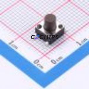 TP10721670 Tactile Switch SMD-4P,6x6mm Switch Single Pole Single Throw Round Button 1.6N Vertical Mount - Product Image 1