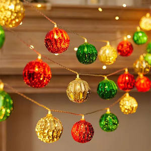 Boule étoilée de Noël par galvanoplastie à LED Boule de Noël à cinq étoiles pour décoration de fenêtre - Product Image 6