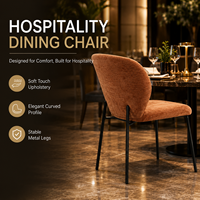 Chaise de salle à manger de luxe moderne, verte forêt, en bouclette, enveloppante, courbée, confortable, design, pour hôtel, restaurant, mobilier commercial