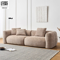 Canapé Chesterfield moderne beige trois places en forme de L avec housse amovible et lavable, rembourrage en éponge, pour appartement, salon, hôtel, en bois